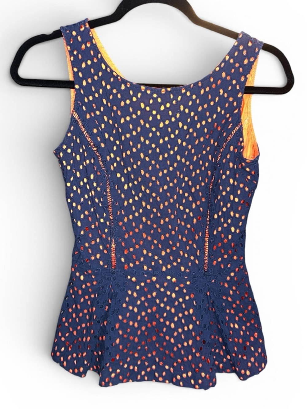 Gianni Bini laced peplum top